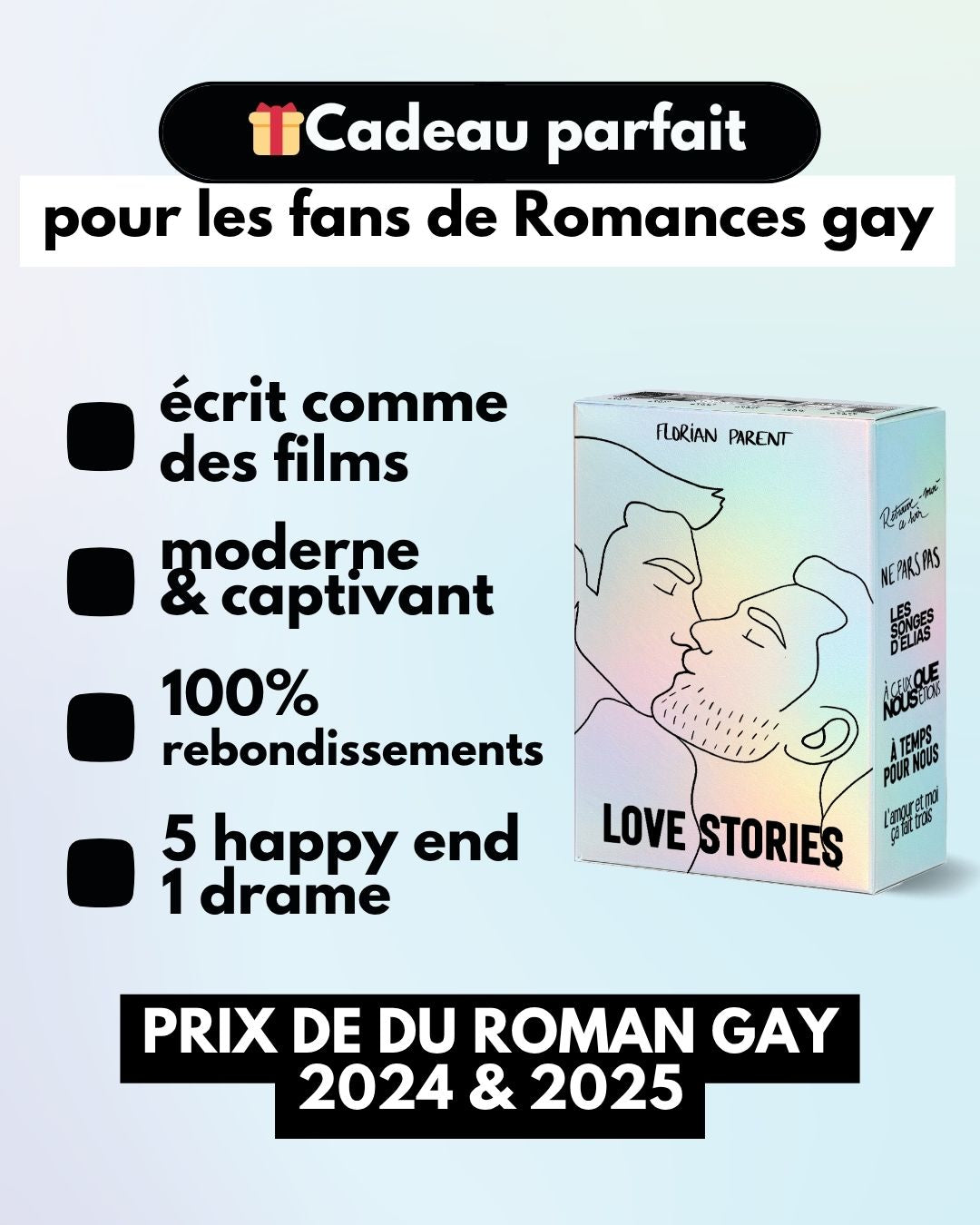 Coffret Cadeau Collector - Collection intégrale - 6 romances gay addictives - Florian Parent - Idée cadeau