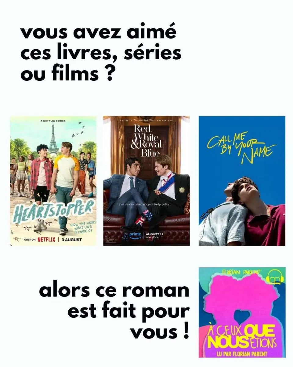 À ceux que nous étions - Prix Romance Gay - Livre Audio - roman gay livre mm - Florian Parent