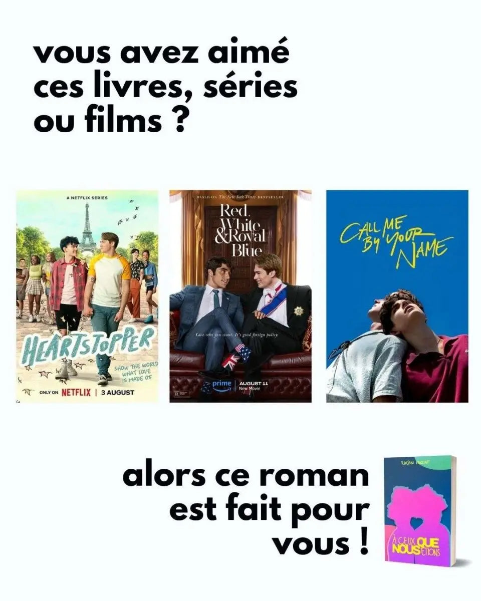 à ceux que nous étions - Prix Romance Gay - livre broché - roman gay livre mm - Florian Parent