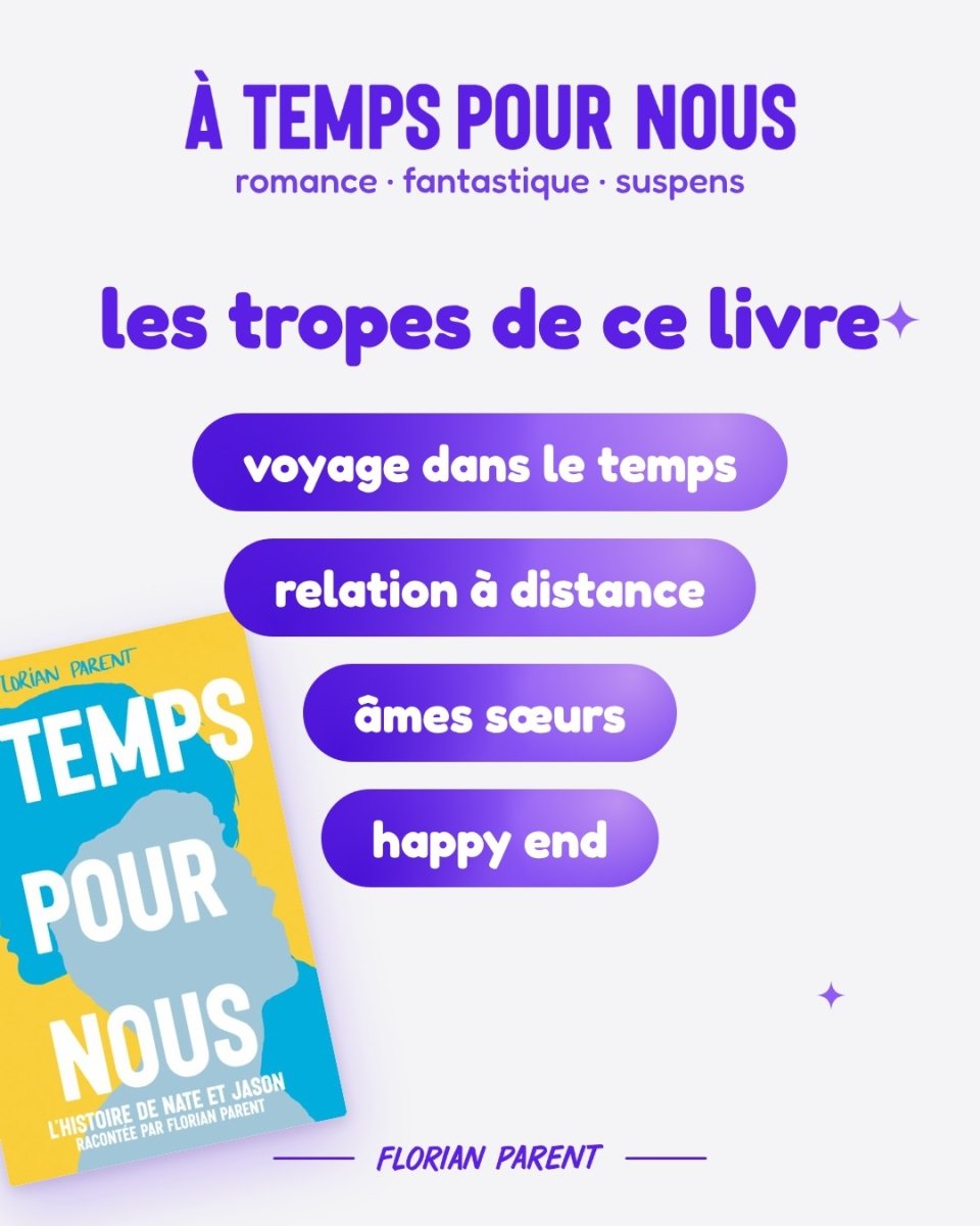 À temps pour nous - roman gay livre mm - Florian Parent