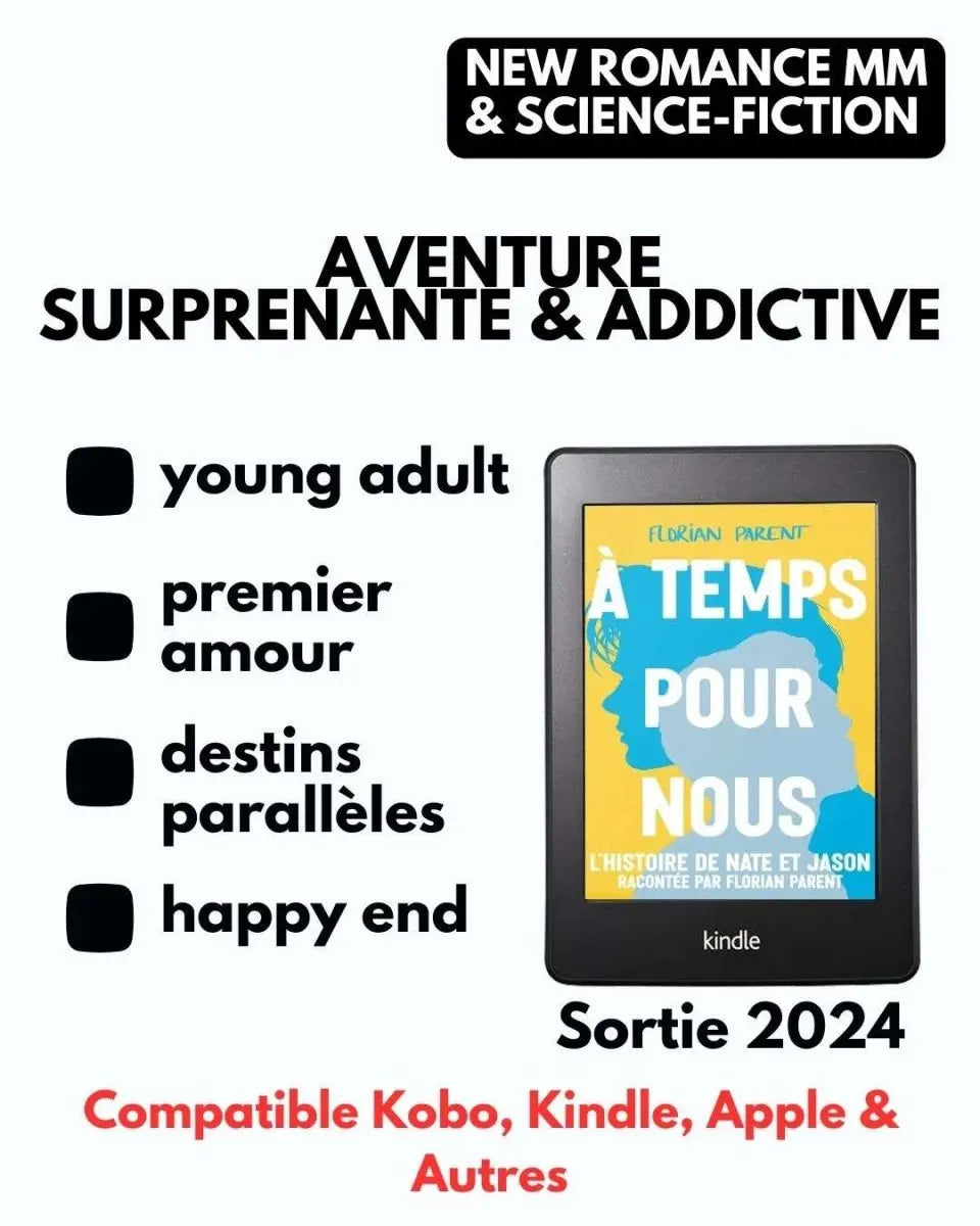 À temps pour nous - eBOOK - roman gay livre mm - Florian Parent