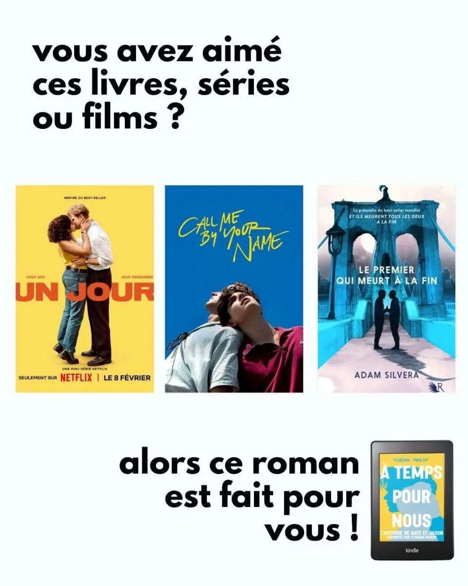 À temps pour nous - eBOOK - roman gay livre mm - Florian Parent