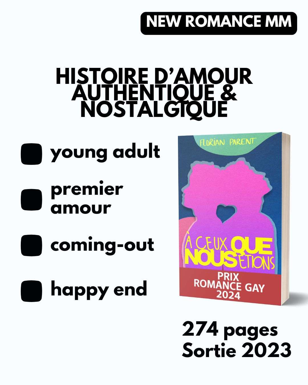 À ceux que nous étions - Prix Romance Gay - livre broché