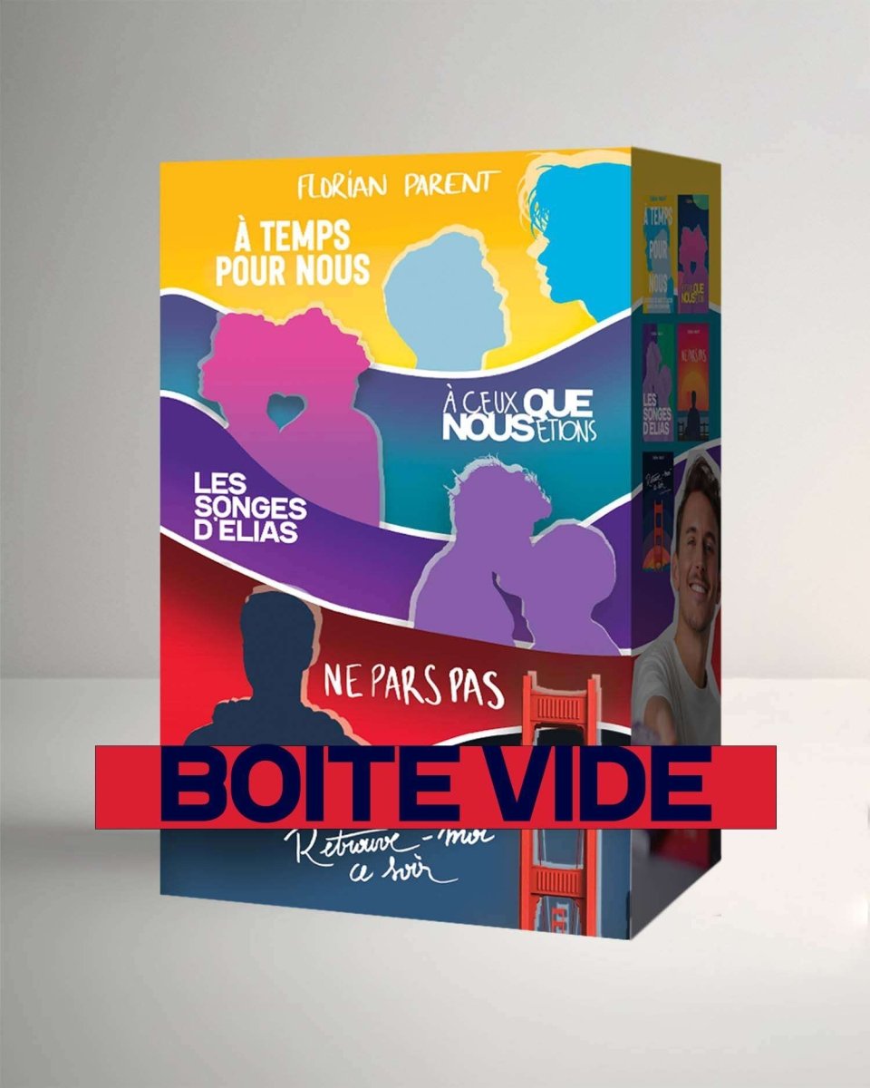 BOITE VIDE 5 LIVRES - roman gay livre mm - Florian Parent
