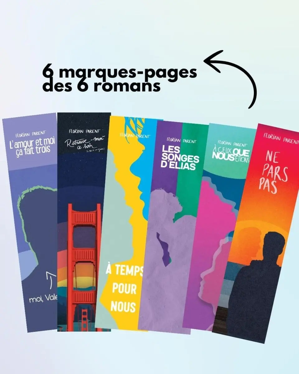 Coffret Cadeau - Collection intégrale - 6 romances gay addictives - Florian Parent - Idée cadeau - roman gay livre mm