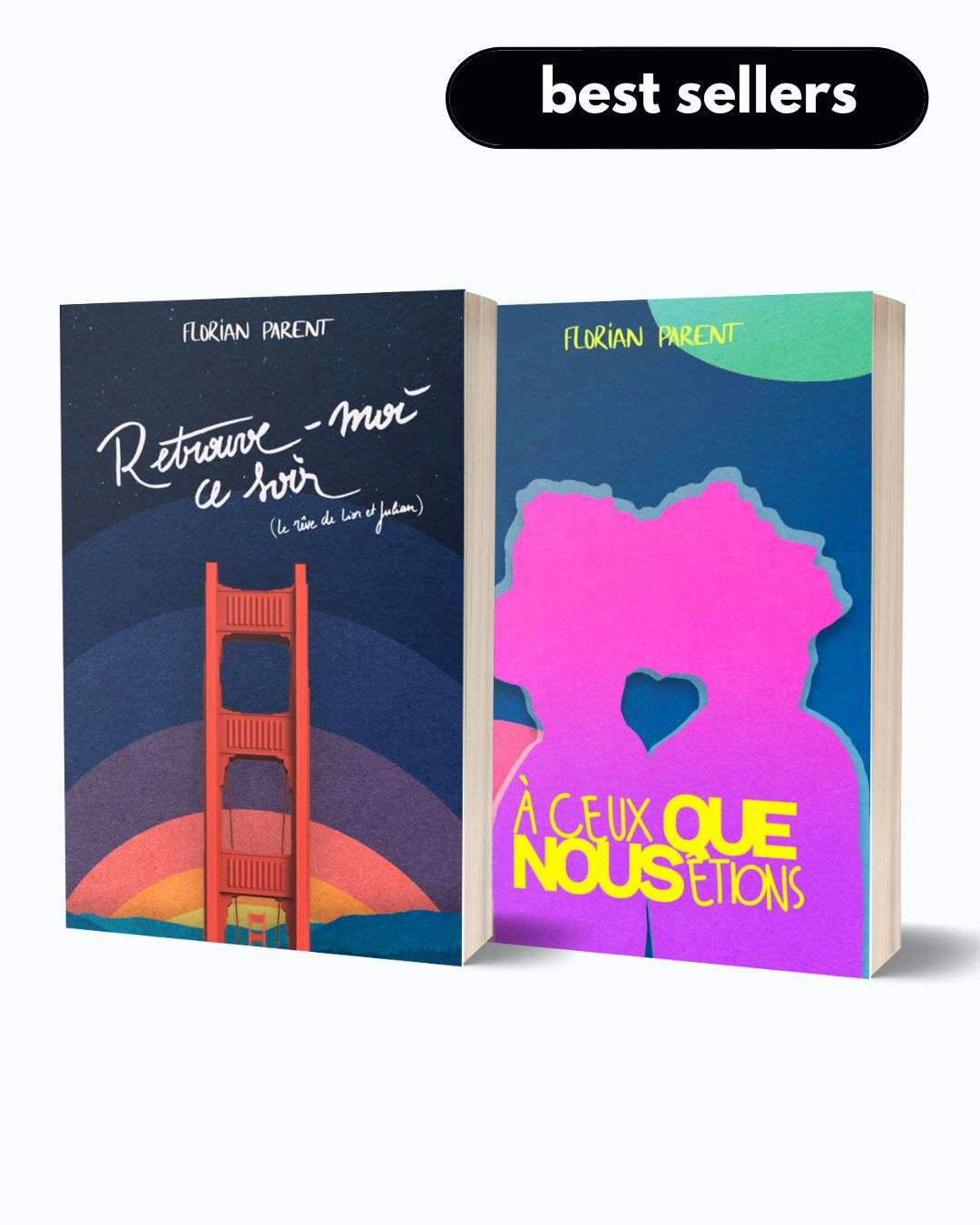 Lot 2 romans Florian Parent : À ceux que nous étions / Retrouve-moi ce soir