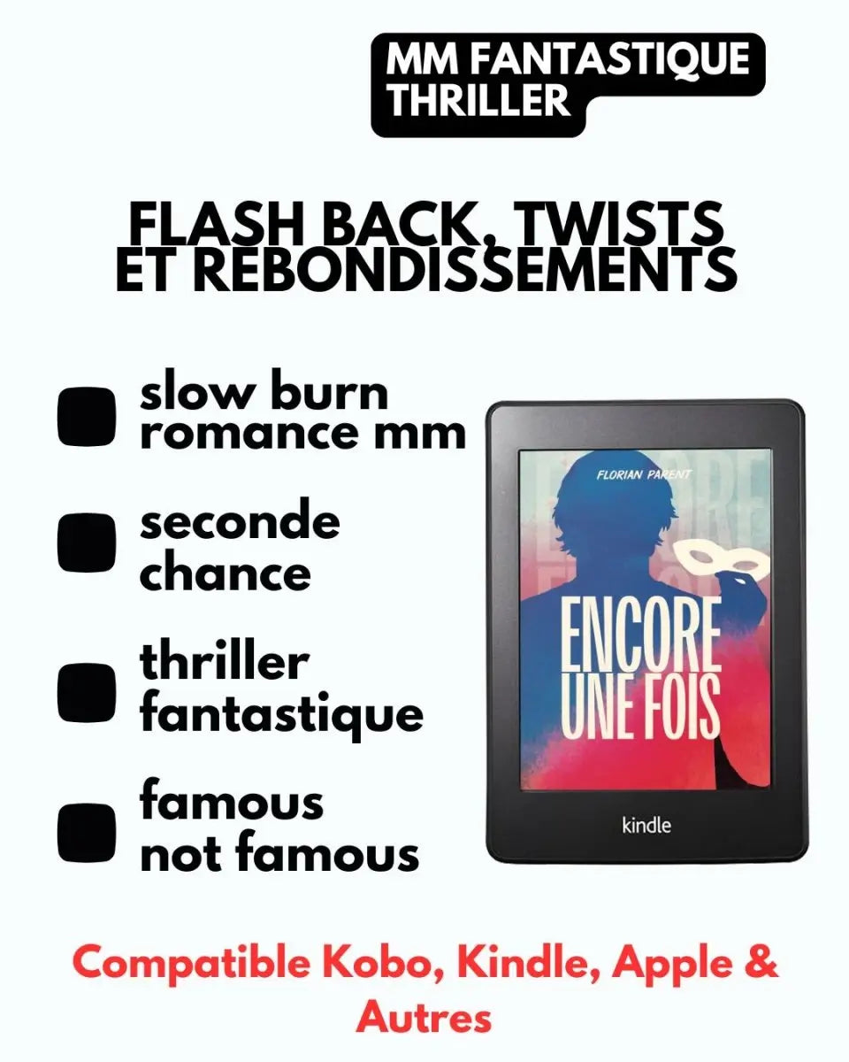 Encore une fois - eBOOK - Florian Parent - roman gay livre mm - Florian Parent