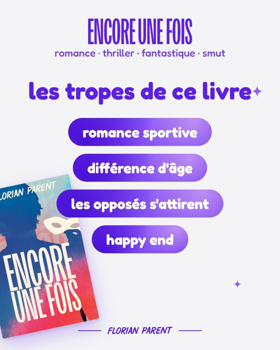 Encore une fois — Nouveauté 2026 - roman gay livre mm - Florian Parent
