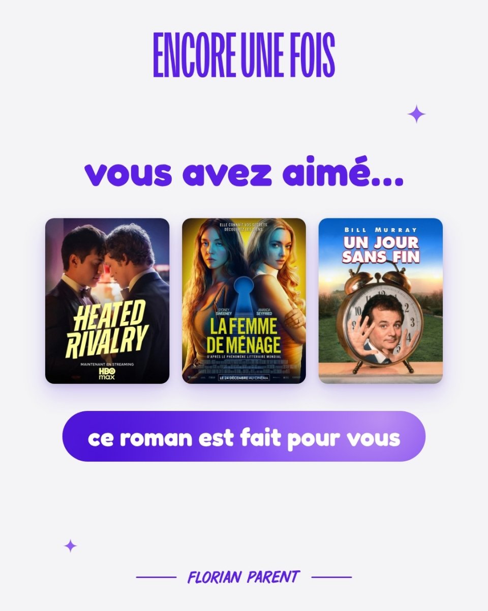 Encore une fois — Nouveauté 2026 - roman gay livre mm - Florian Parent