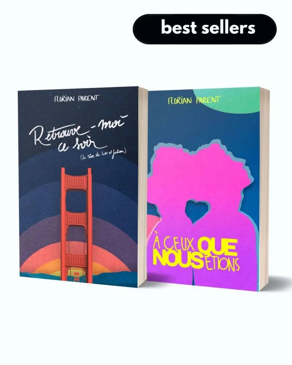 Lot Cadeau - 2 romances gay - "Le meilleur de la romance - best-seller " - Florian Parent - roman gay livre mm
