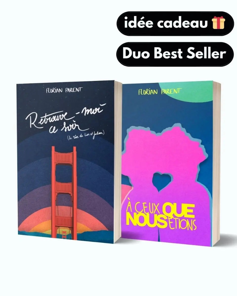 Lot Cadeau - 2 romances gay - "Le meilleur de la romance - best-seller " - Florian Parent - roman gay livre mm