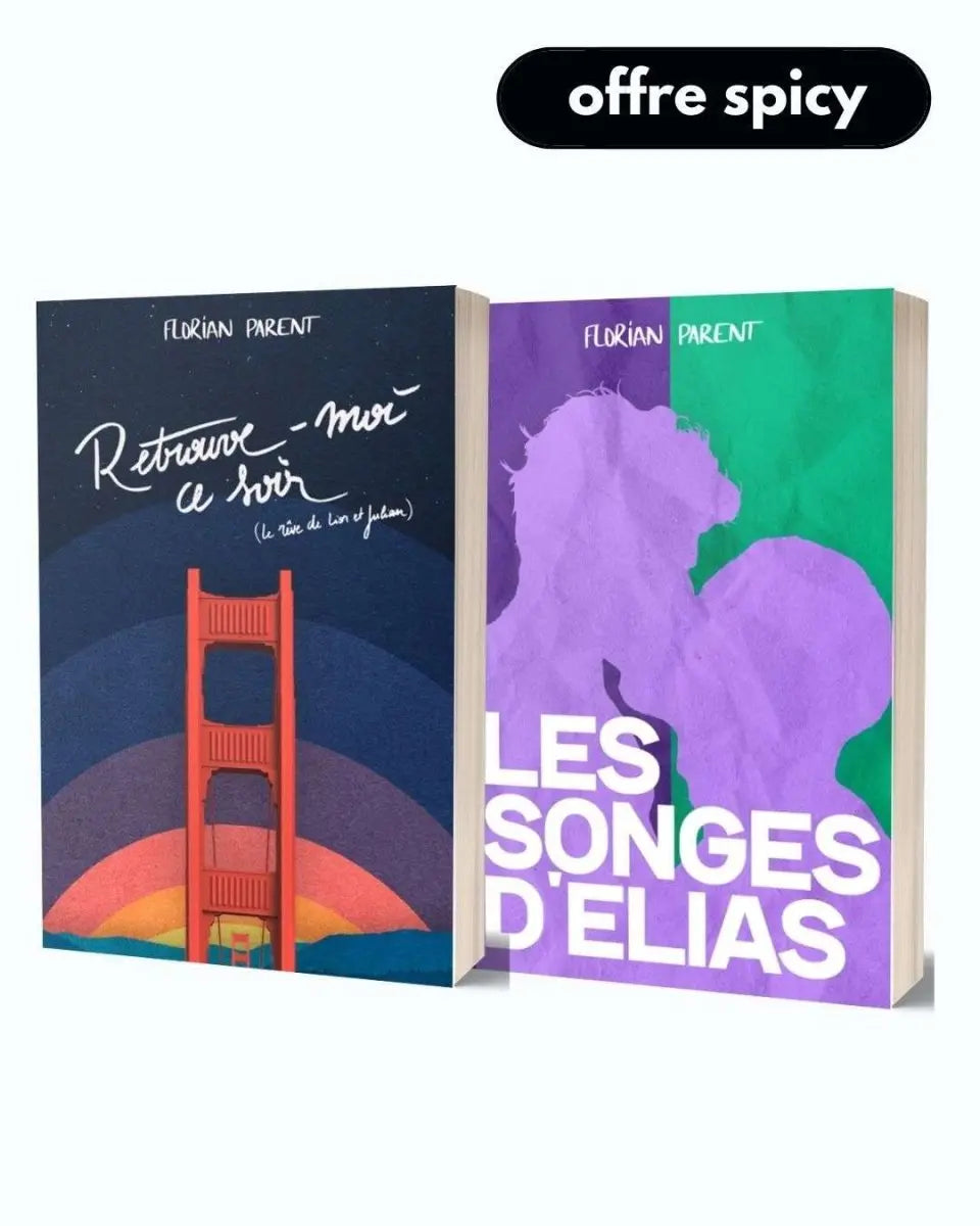 Lot Cadeau - 2 romances gay - "Spicy & Dreamy 🌶️🤩" - Florian Parent - roman gay livre mm - Florian Parent