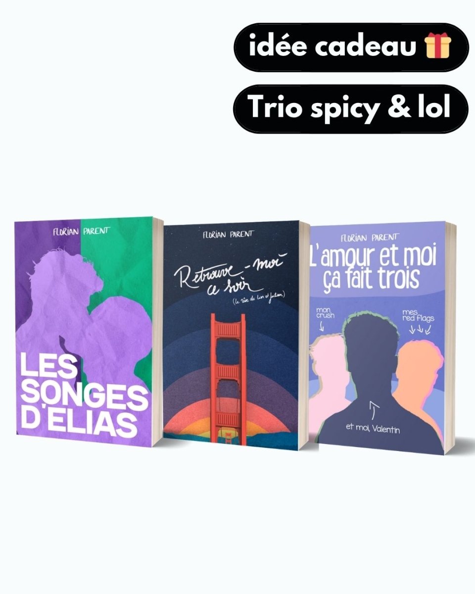 Lot Cadeau - 3 romances gay - "Intenses, inattendues et piquantes đ¶ïžđ„" - Florian Parent - roman gay livre mm - Florian Parent