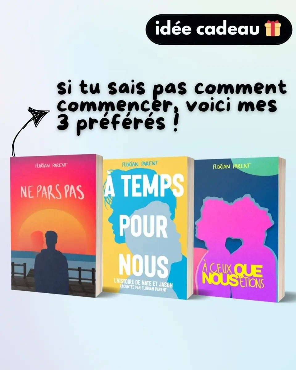Lot Cadeau - 3 romances gay - "Les coups de cœur de l’auteur ❤️" – Florian Parent - roman gay livre mm - Florian Parent