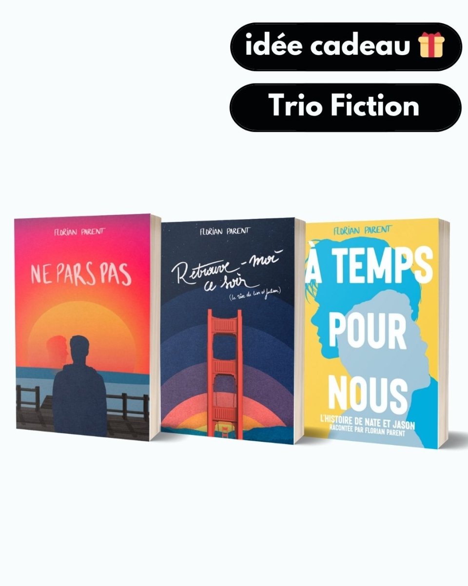 Lot Cadeau - 3 romances gay - "Ultra addictives, des fins inattendues đ± " â Florian Parent - roman gay livre mm