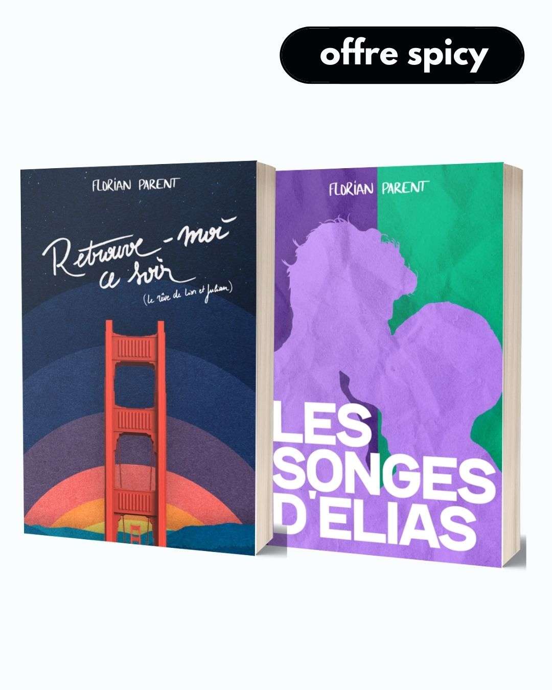 Lot 2 romans Florian Parent découverte : Retrouve-moi ce soir / Les songes d&