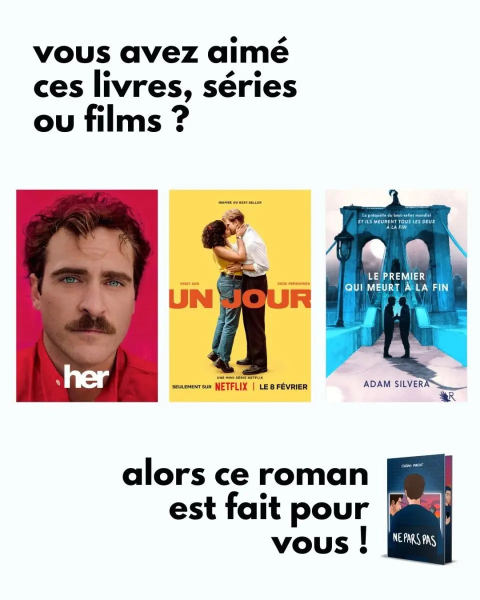Ne Pars Pas - Roman Gay Graphique Illustrée - Collector Édition Limitée - roman gay livre mm - Florian Parent