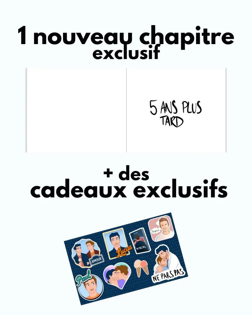 Ne Pars Pas - Roman Gay Graphique Illustrée - Collector Édition Limitée - roman gay livre mm - Florian Parent