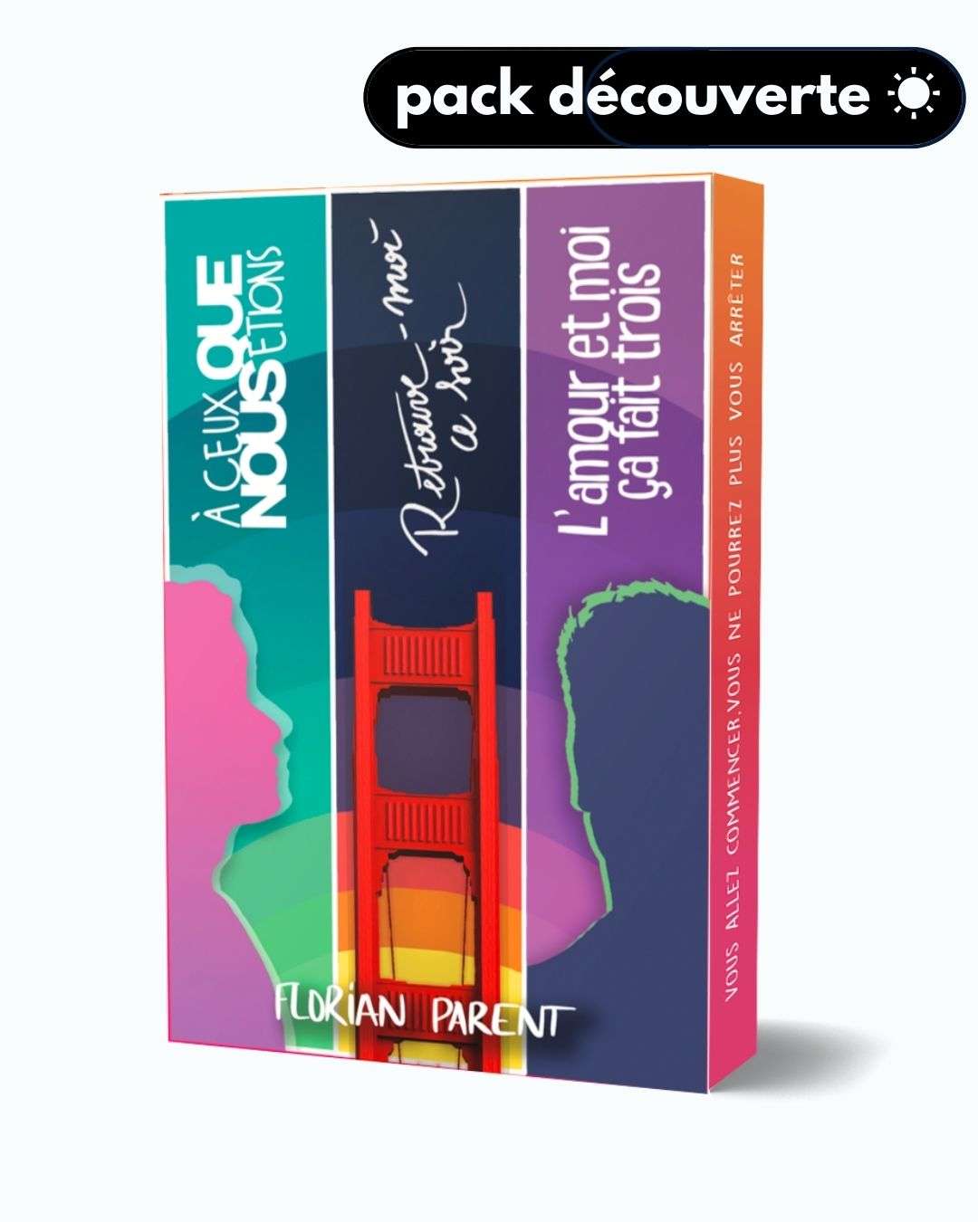 Coffret Découverte Romances Gay Florian Parent - 3 histoires d&