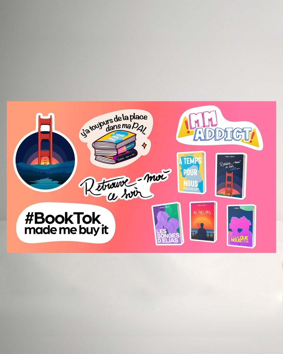 Stickers OFFERT - roman gay livre mm - Florian Parent