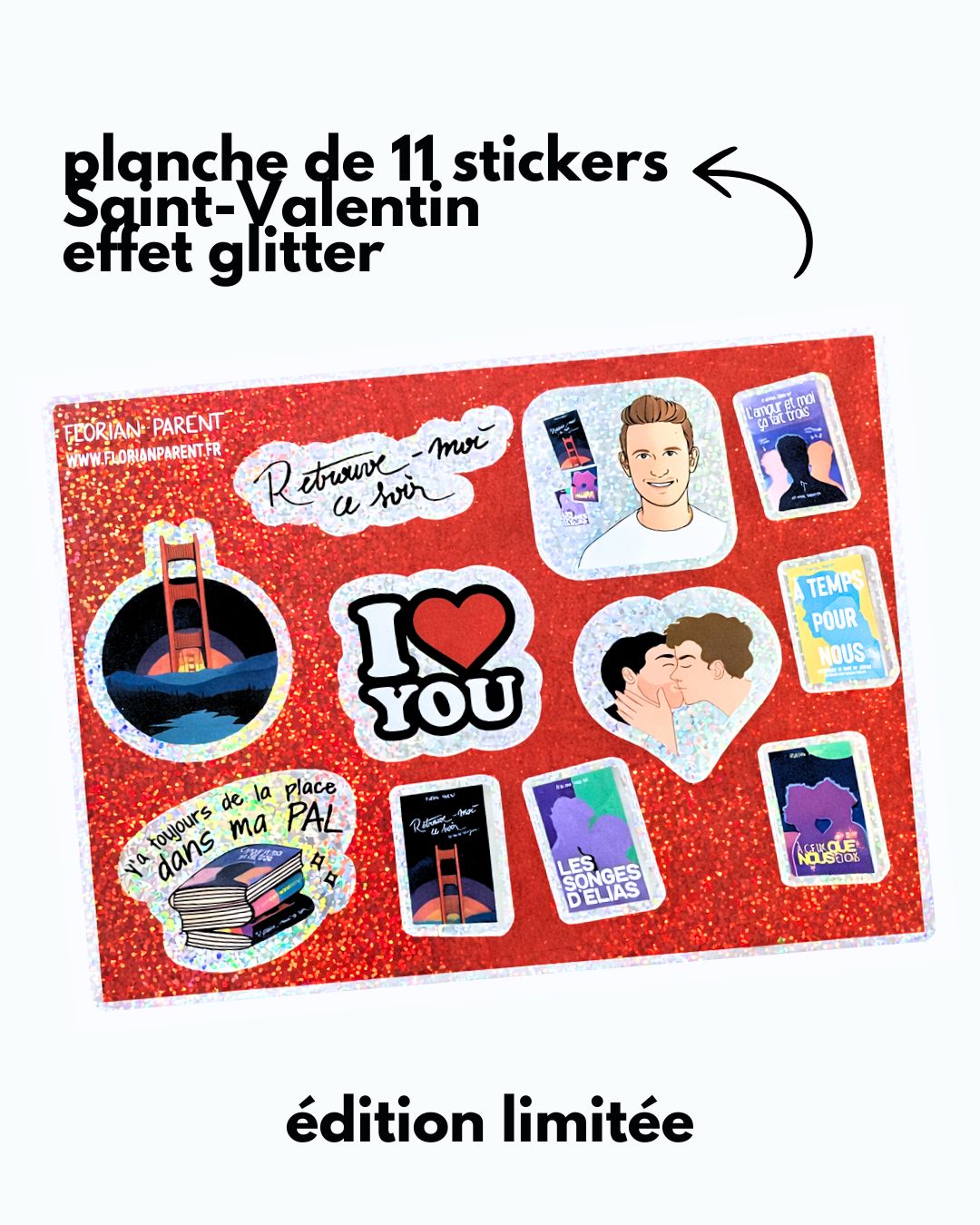 Coffret Cadeau - Collection intégrale - 6 romances gay addictives - Florian Parent - Idée cadeau