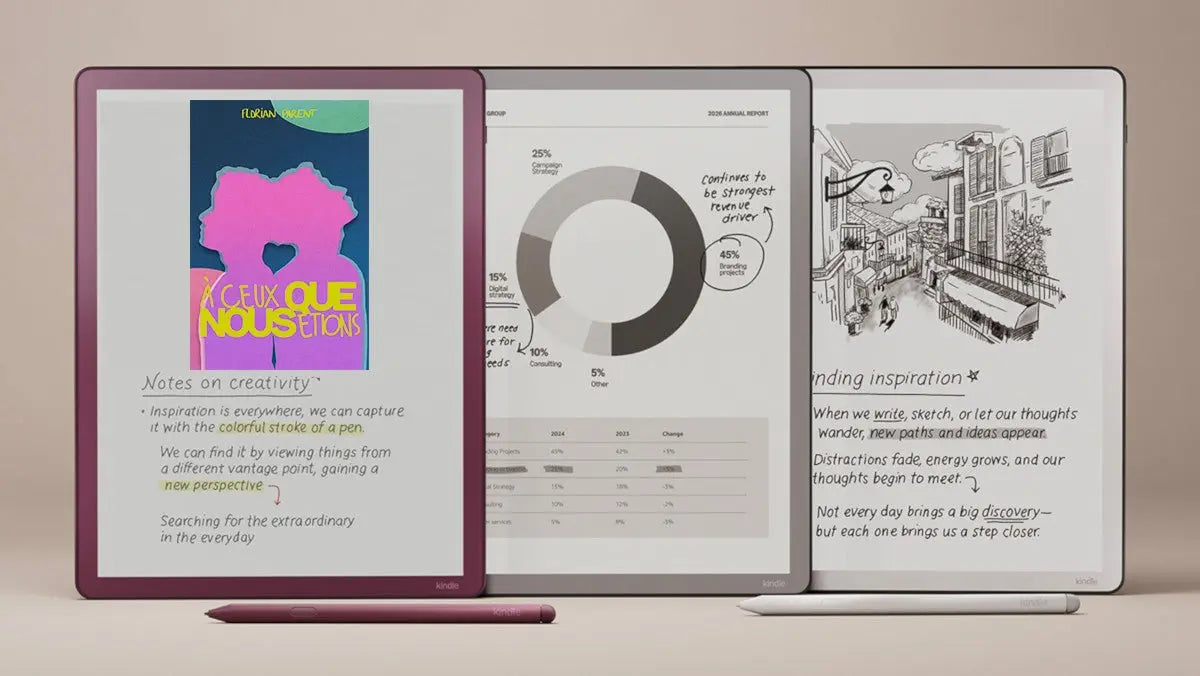 Kindle Scribe couleur vs ReMarkable Pro : le comparatif ultime pour lire, annoter et écrire - Florian Parent