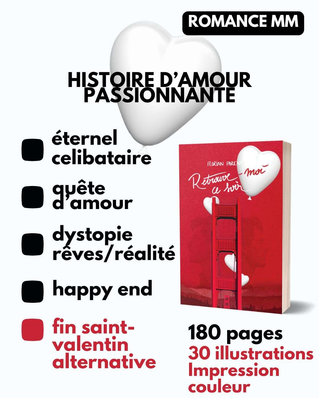 Retrouve-moi ce soir (le rêve de Lior et Julian) - livre broché - Édition Limitée Saint-Valentin