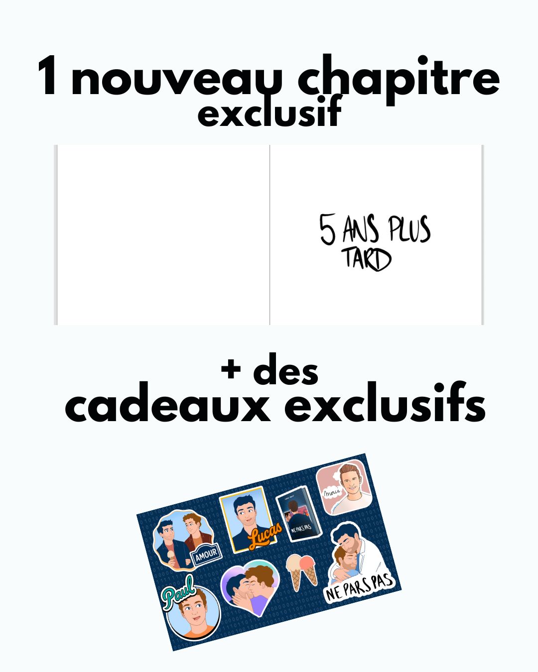 Ne Pars Pas - Roman Gay Graphique Illustrée - Collector Édition Limitée