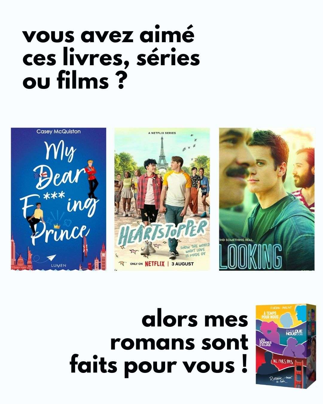 Coffret Florian Parent - 5 romances gay addictives - Idée Coffret Cadeau