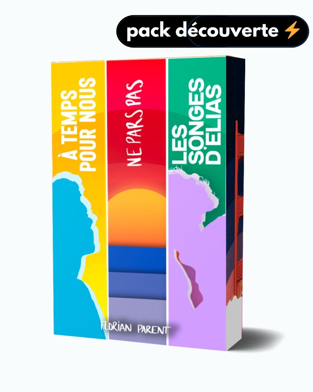 Coffret Découverte Florian Parent – 3 romances gay passionnelles et inoubliables