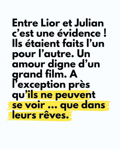 Retrouve-moi ce soir (le rêve de Lior et Julian) - livre broché - Édition Limitée Saint-Valentin