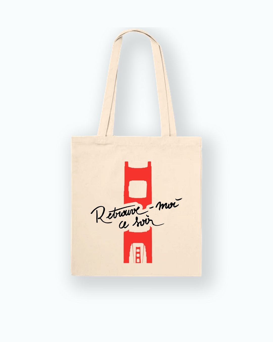 Tote Bag &quot;Retrouve-moi ce soir&quot; Florian Parent