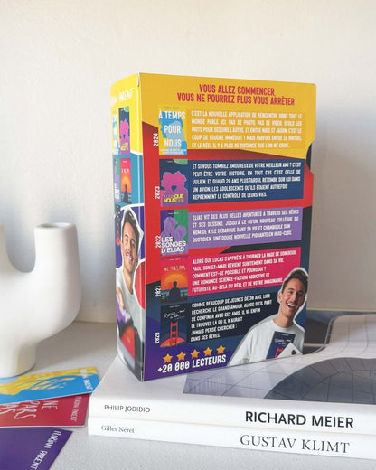 Coffret Idée Cadeau Florian Parent - 5 romances gay addictives - roman gay livre mm - Florian Parent
