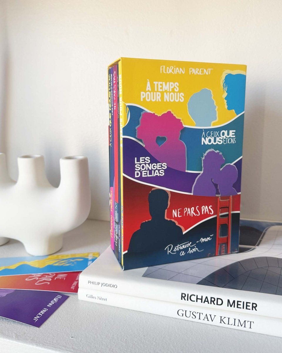 Coffret Idée Cadeau Florian Parent - 5 romances gay addictives - roman gay livre mm - Florian Parent