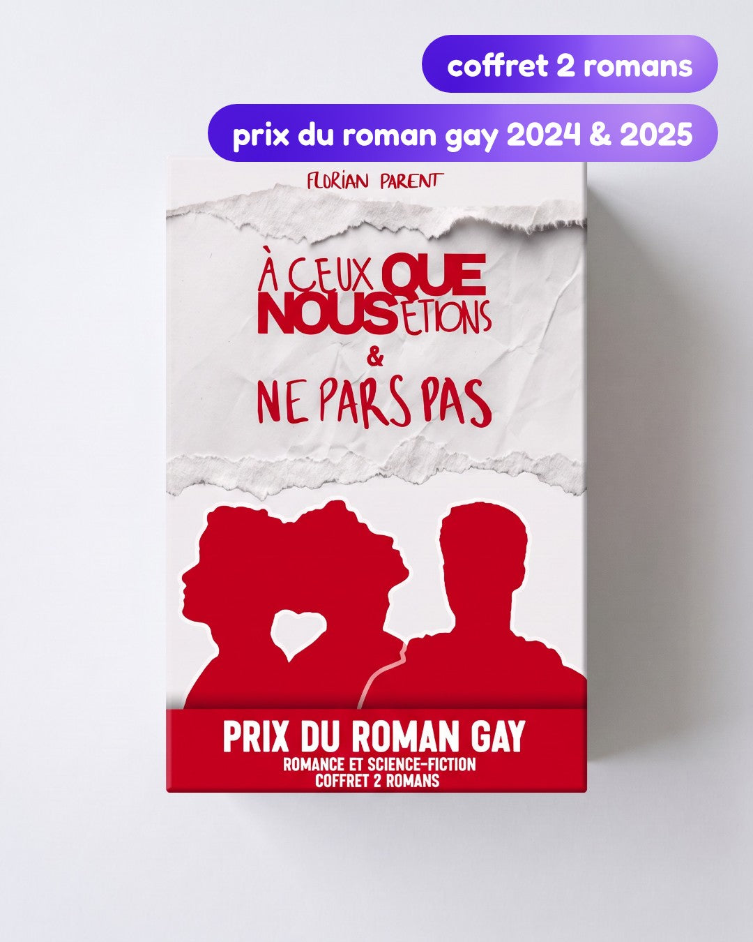 Coffret Prix du Roman Gay 2024 &amp; 2025 – couverture – Florian Parent