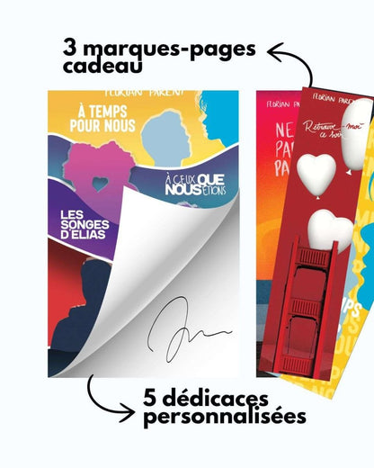 Coffret Saint Valentin Livres Gay Florian Parent + Cadeaux - Édition Limitée - roman gay livre mm - Florian Parent