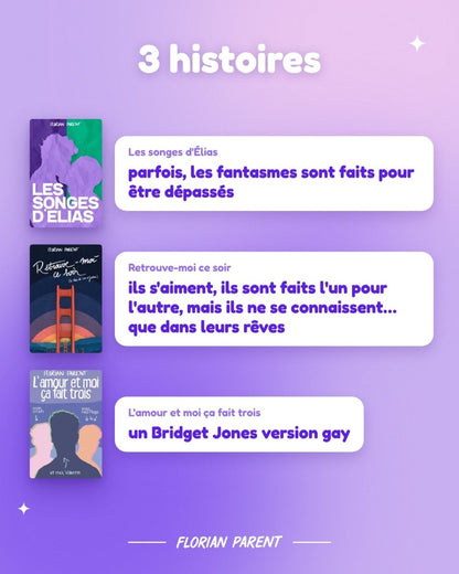 Coffret Spicy et intense 🌶️🔥 - 3 livres gay - roman gay livre mm - Florian Parent