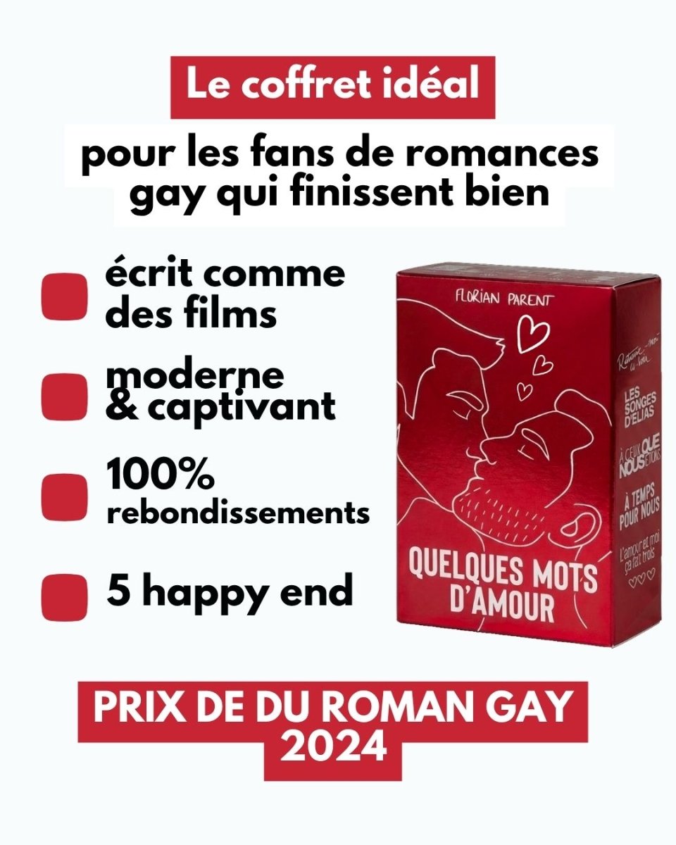 Coffret Summer Romance - 5 livres gay qui finissent bien - Florian Parent - roman gay livre mm - Florian Parent