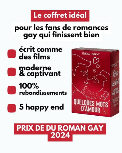 Coffret Summer Romance - 5 livres gay qui finissent bien - Florian Parent - roman gay livre mm - Florian Parent