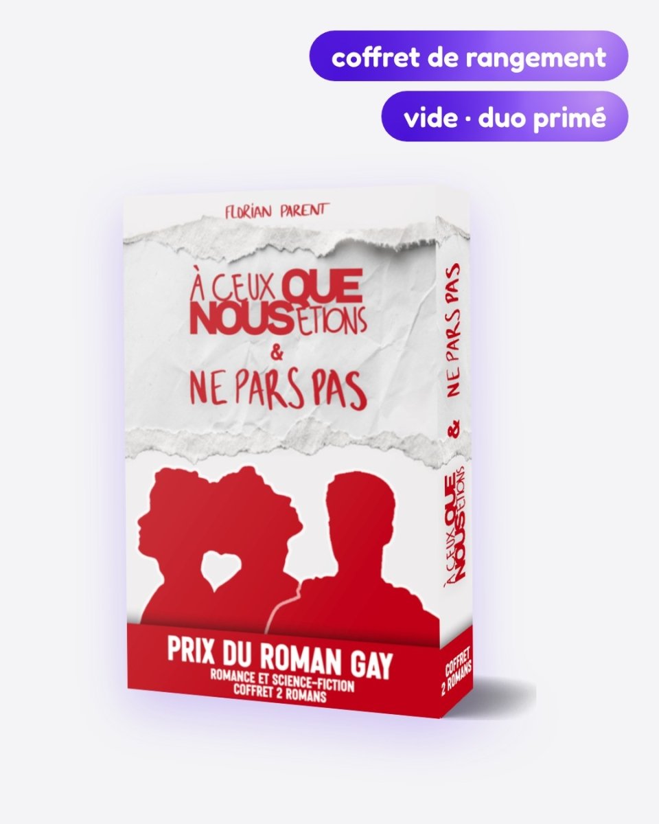 Coffret Vide - Prix du roman gay duo - roman gay livre mm - Florian Parent
