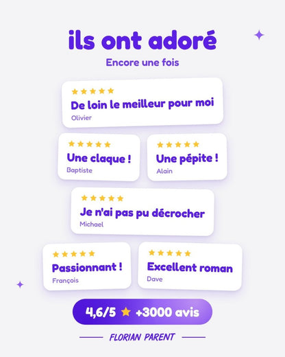 Encore une fois — Nouveauté 2026 - roman gay livre mm - Florian Parent