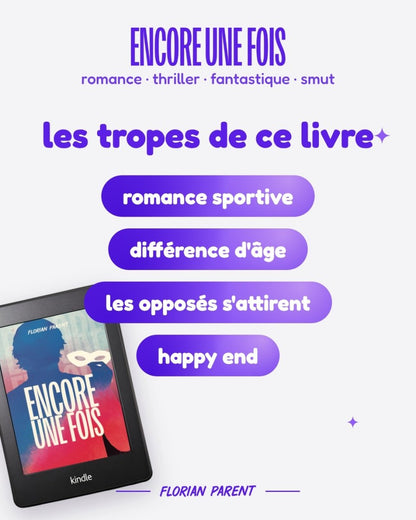 Encore une fois - Nouveauté 2026 - roman gay livre mm - Florian Parent