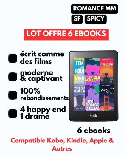 Lot 6 eBook romances gay - Collection complète - Florian Parent - roman gay livre mm - Florian Parent