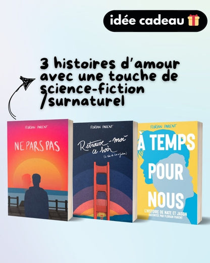 Lot Cadeau - 3 romances gay - "Ultra addictives, des fins inattendues 😱 " – Florian Parent - roman gay livre mm