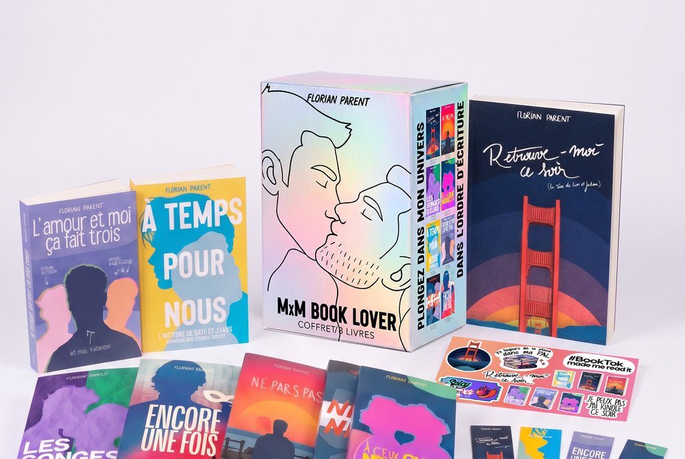 Coffret Intégrale MxM Florian Parent -  8 livres gay