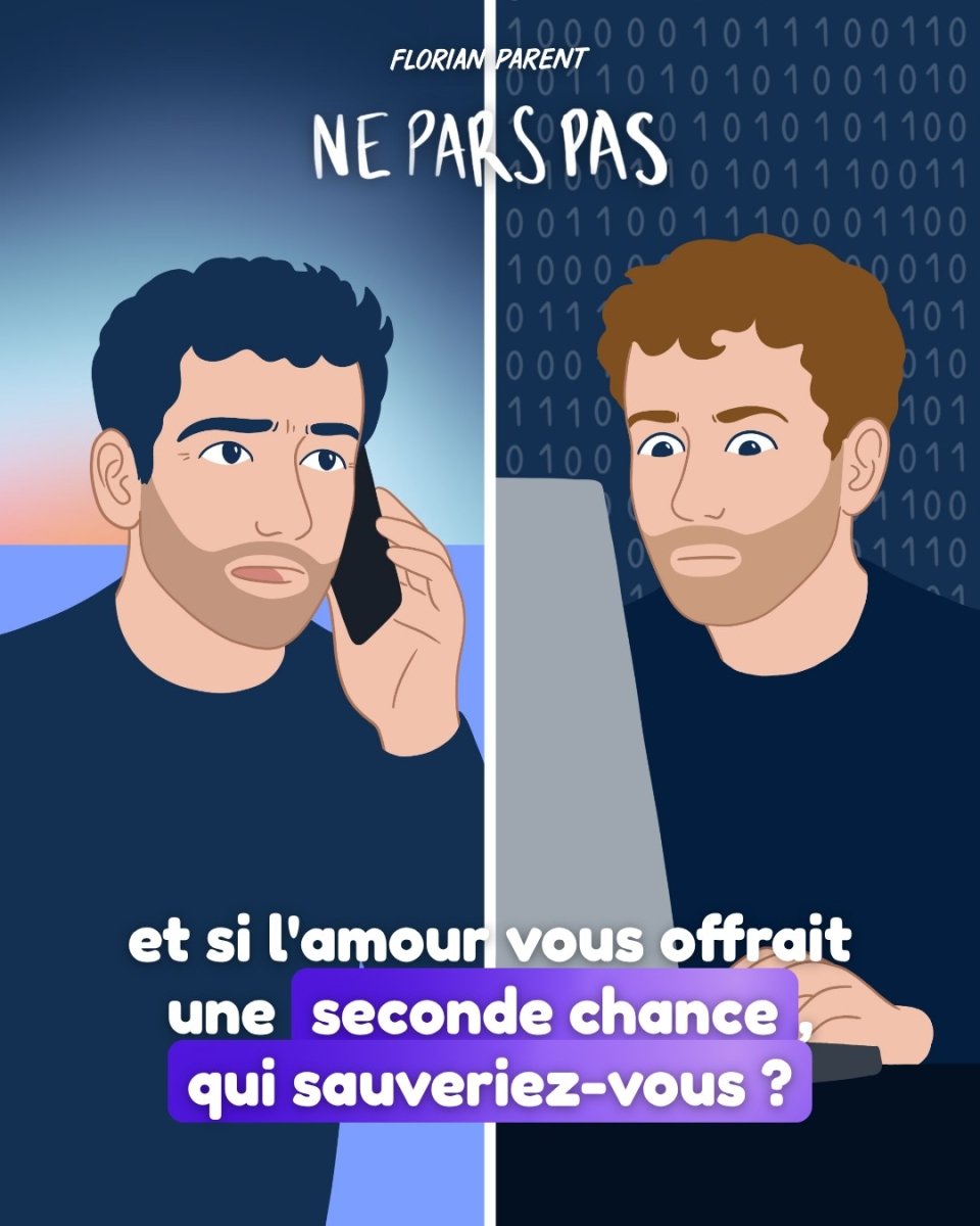 Ne Pars Pas - Collector Illustré- Prix du Roman Gay 2025 - roman gay livre mm - Florian Parent
