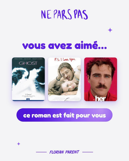 Ne Pars Pas - Prix du Roman Gay 2025 - roman gay livre mm - Florian Parent