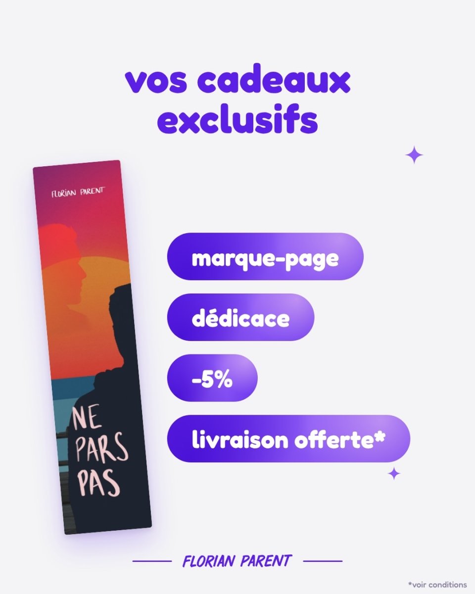 Ne Pars Pas - Prix du Roman Gay 2025 - roman gay livre mm - Florian Parent