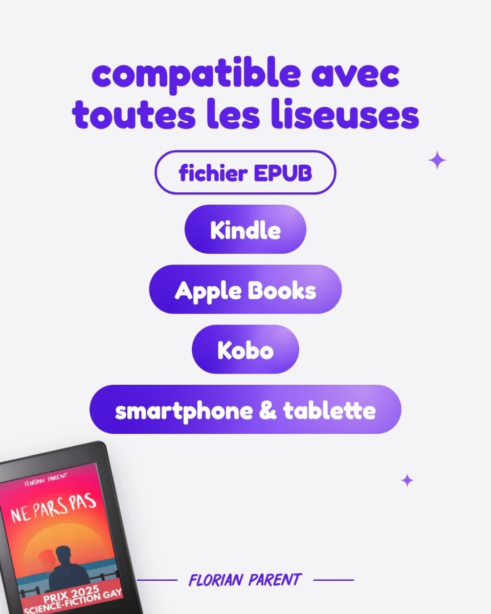 Ne Pars Pas - Prix du Roman Gay 2025 - roman gay livre mm - Florian Parent