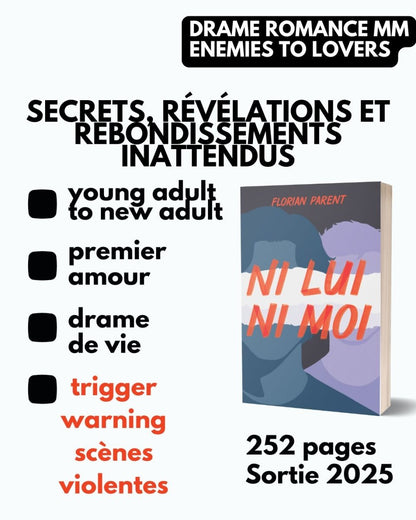 Ni lui Ni moi - livre broché - roman gay livre mm - Florian Parent